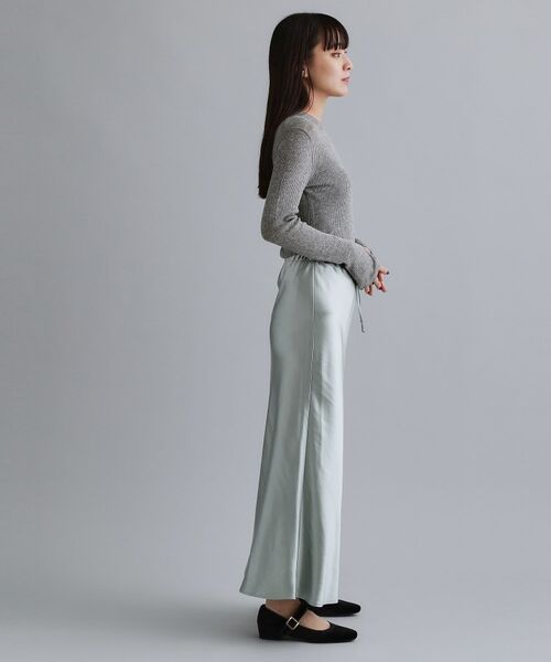 OPAQUE.CLIP / オペーク ドット クリップ ニット・セーター | 【es】ラメスパンコールリブニット【洗える】 | 詳細7