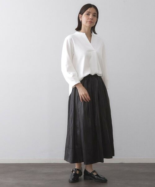 OPAQUE.CLIP / オペーク ドット クリップ カットソー | スキッパートップス【吸水速乾/UVケア/洗濯機OK】 | 詳細4