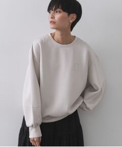 OPAQUE.CLIP / オペーク ドット クリップ カットソー | ワンポイント刺繍ダンボールトップス【UVケア/洗濯機洗い可】