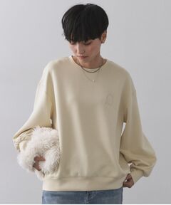 OPAQUE.CLIP / オペーク ドット クリップ カットソー | ワンポイント刺繍ダンボールトップス【UVケア/洗濯機洗い可】