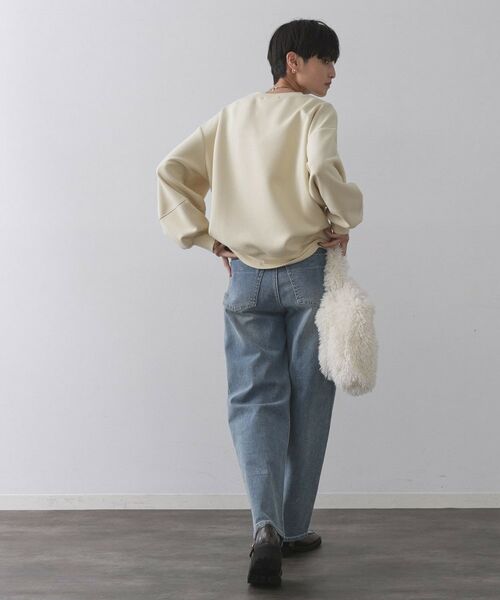 OPAQUE.CLIP / オペーク ドット クリップ カットソー | ワンポイント刺繍ダンボールトップス【UVケア/洗濯機洗い可】 | 詳細15