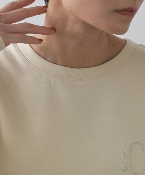 OPAQUE.CLIP / オペーク ドット クリップ カットソー | ワンポイント刺繍ダンボールトップス【UVケア/洗濯機洗い可】 | 詳細20