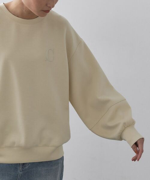 OPAQUE.CLIP / オペーク ドット クリップ カットソー | ワンポイント刺繍ダンボールトップス【UVケア/洗濯機洗い可】 | 詳細21