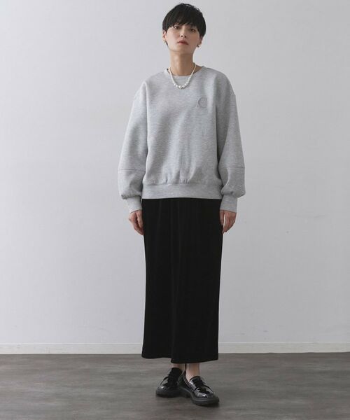 OPAQUE.CLIP / オペーク ドット クリップ カットソー | ワンポイント刺繍ダンボールトップス【UVケア/洗濯機洗い可】 | 詳細6