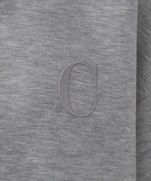 OPAQUE.CLIP / オペーク ドット クリップ カットソー | ワンポイント刺繍ダンボールトップス【UVケア/洗濯機洗い可】 | 詳細8