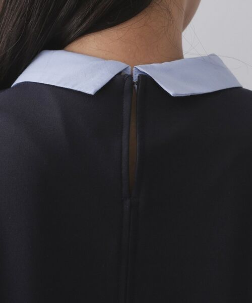 OPAQUE.CLIP / オペーク ドット クリップ カットソー | 襟付きドルマントップス【洗濯機OK】 | 詳細26