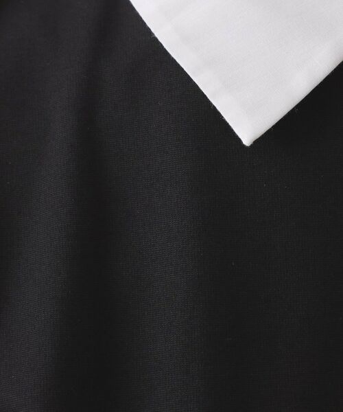 OPAQUE.CLIP / オペーク ドット クリップ カットソー | 襟付きドルマントップス【洗濯機OK】 | 詳細7