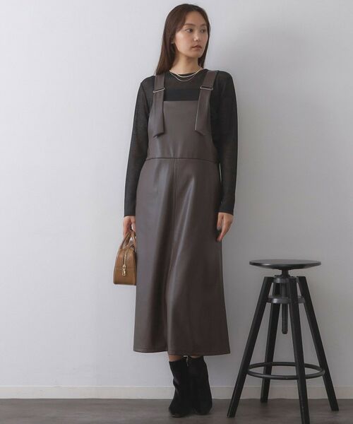 OPAQUE.CLIP / オペーク ドット クリップ カットソー | シアーラウンドネックカットソー【洗濯機洗い可】 | 詳細10