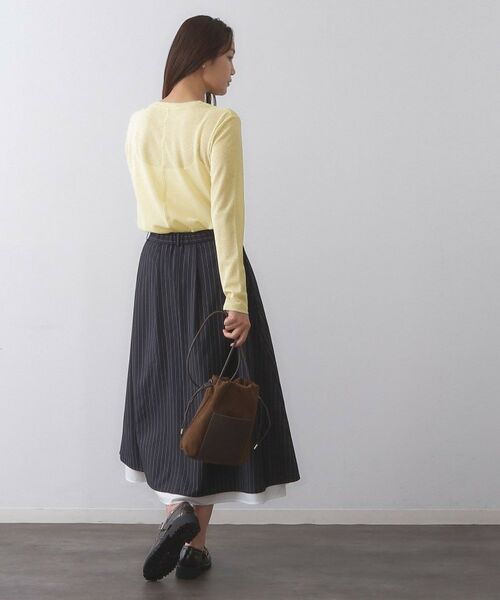 OPAQUE.CLIP / オペーク ドット クリップ カットソー | シアーラウンドネックカットソー【洗濯機洗い可】 | 詳細15