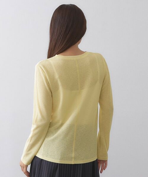 OPAQUE.CLIP / オペーク ドット クリップ カットソー | シアーラウンドネックカットソー【洗濯機洗い可】 | 詳細19