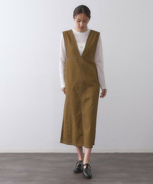 OPAQUE.CLIP / オペーク ドット クリップ カットソー | シアーラウンドネックカットソー【洗濯機洗い可】 | 詳細2