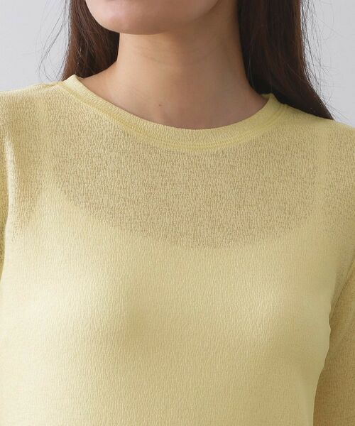 OPAQUE.CLIP / オペーク ドット クリップ カットソー | シアーラウンドネックカットソー【洗濯機洗い可】 | 詳細20