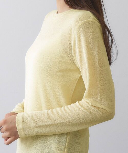 OPAQUE.CLIP / オペーク ドット クリップ カットソー | シアーラウンドネックカットソー【洗濯機洗い可】 | 詳細21