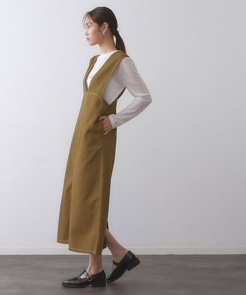 OPAQUE.CLIP / オペーク ドット クリップ カットソー | シアーラウンドネックカットソー【洗濯機洗い可】 | 詳細3