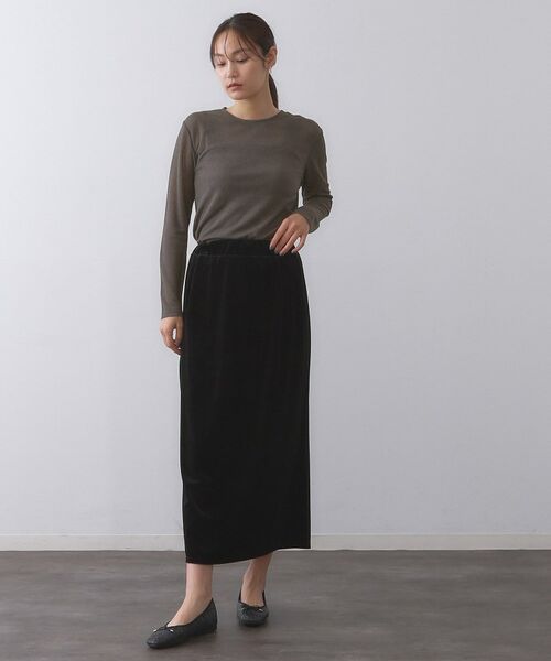 OPAQUE.CLIP / オペーク ドット クリップ カットソー | シアーラウンドネックカットソー【洗濯機洗い可】 | 詳細6