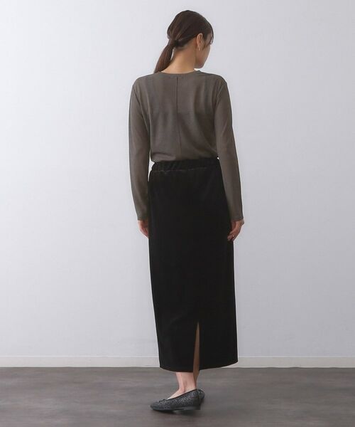 OPAQUE.CLIP / オペーク ドット クリップ カットソー | シアーラウンドネックカットソー【洗濯機洗い可】 | 詳細7