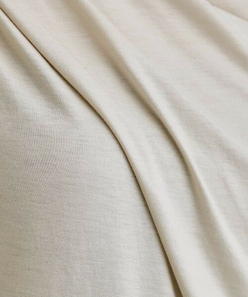 OPAQUE.CLIP / オペーク ドット クリップ カットソー | 【es】アシメドレープカットソー【洗濯機OK】 | 詳細4