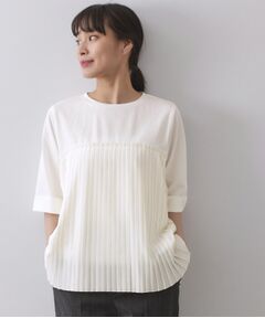 OPAQUE.CLIP / オペーク ドット クリップ カットソー | プリーツドッキングカットソー【洗濯機OK】