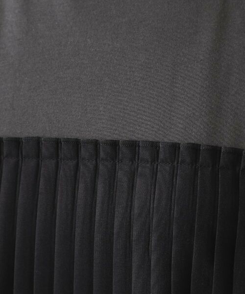 OPAQUE.CLIP / オペーク ドット クリップ カットソー | プリーツドッキングカットソー【洗濯機OK】 | 詳細12