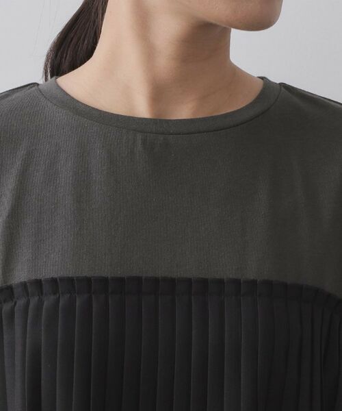 OPAQUE.CLIP / オペーク ドット クリップ カットソー | プリーツドッキングカットソー【洗濯機OK】 | 詳細16