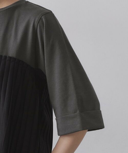 OPAQUE.CLIP / オペーク ドット クリップ カットソー | プリーツドッキングカットソー【洗濯機OK】 | 詳細17