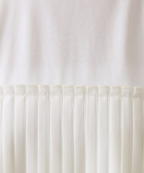 OPAQUE.CLIP / オペーク ドット クリップ カットソー | プリーツドッキングカットソー【洗濯機OK】 | 詳細4
