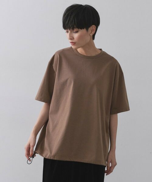 OPAQUE.CLIP / オペーク ドット クリップ Tシャツ | 裾ドロストTシャツ【洗濯機洗い可】 | 詳細13