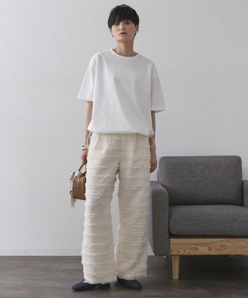 OPAQUE.CLIP / オペーク ドット クリップ Tシャツ | 裾ドロストTシャツ【洗濯機洗い可】 | 詳細2