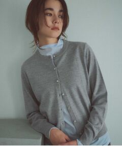 OPAQUE.CLIP / オペーク ドット クリップ カーディガン・ボレロ | クルーニットカーディガン/エクストラファインメリノウール【THEシリーズ/洗濯機OK】《6col/S～LL》