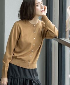 OPAQUE.CLIP / オペーク ドット クリップ カーディガン・ボレロ | クルーニットカーディガン/エクストラファインメリノウール【THEシリーズ/洗濯機OK】《6col/S～LL》