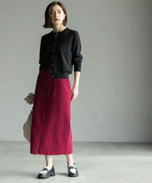 OPAQUE.CLIP / オペーク ドット クリップ カーディガン・ボレロ | クルーニットカーディガン/エクストラファインメリノウール【THEシリーズ/洗濯機OK】《6col/S~LL》 | 詳細10