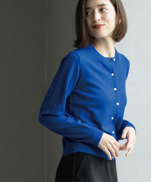 OPAQUE.CLIP / オペーク ドット クリップ カーディガン・ボレロ | クルーニットカーディガン/エクストラファインメリノウール【THEシリーズ/洗濯機OK】《6col/S~LL》 | 詳細26