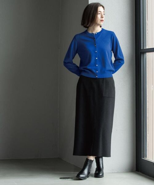 OPAQUE.CLIP / オペーク ドット クリップ カーディガン・ボレロ | クルーニットカーディガン/エクストラファインメリノウール【THEシリーズ/洗濯機OK】《6col/S~LL》 | 詳細29