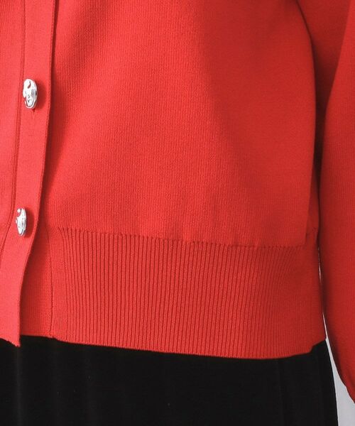 OPAQUE.CLIP / オペーク ドット クリップ カーディガン・ボレロ | 衿付き変形ボタンニットカーディガン【洗濯機OK/抗ピル】 | 詳細18