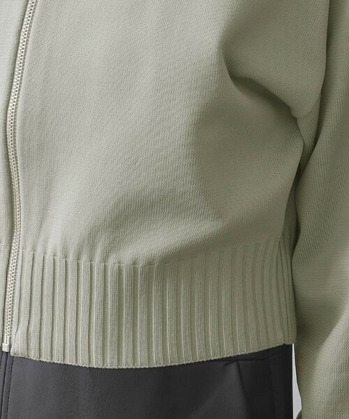 OPAQUE.CLIP / オペーク ドット クリップ カーディガン・ボレロ | 襟付きZIPアップニットカーディガン【洗濯機洗い可/抗ピル】 | 詳細18