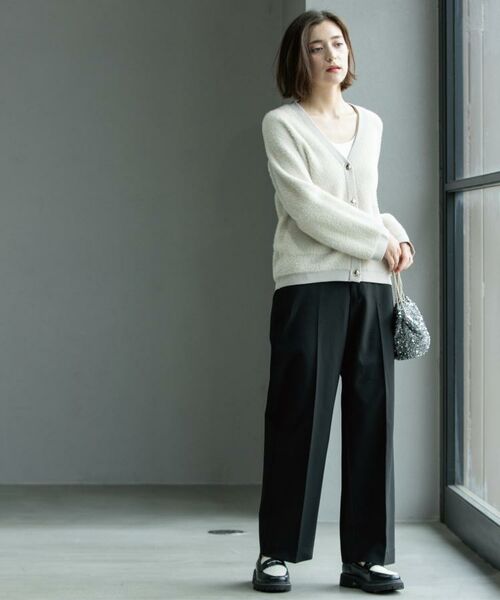 OPAQUE.CLIP / オペーク ドット クリップ カーディガン・ボレロ | フェザーヤーンカーディガン【洗濯機OK/抗ピル】 | 詳細15