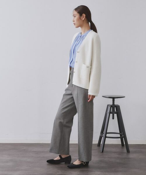 OPAQUE.CLIP / オペーク ドット クリップ カーディガン・ボレロ | フェザーヤーンカーディガン【洗濯機OK/抗ピル】 | 詳細18