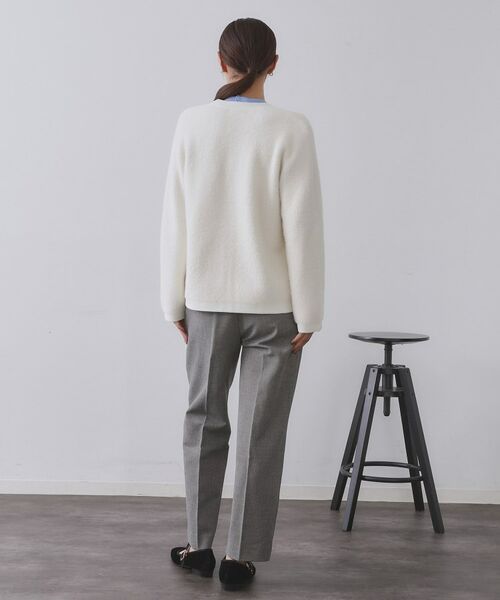 OPAQUE.CLIP / オペーク ドット クリップ カーディガン・ボレロ | フェザーヤーンカーディガン【洗濯機OK/抗ピル】 | 詳細19