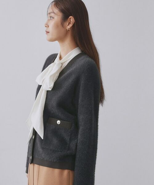 OPAQUE.CLIP / オペーク ドット クリップ カーディガン・ボレロ | フェザーヤーンカーディガン【洗濯機OK/抗ピル】 | 詳細22