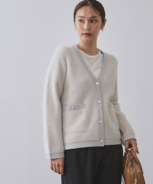 OPAQUE.CLIP / オペーク ドット クリップ カーディガン・ボレロ | フェザーヤーンカーディガン【洗濯機OK/抗ピル】 | 詳細26