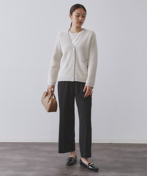 OPAQUE.CLIP / オペーク ドット クリップ カーディガン・ボレロ | フェザーヤーンカーディガン【洗濯機OK/抗ピル】 | 詳細27