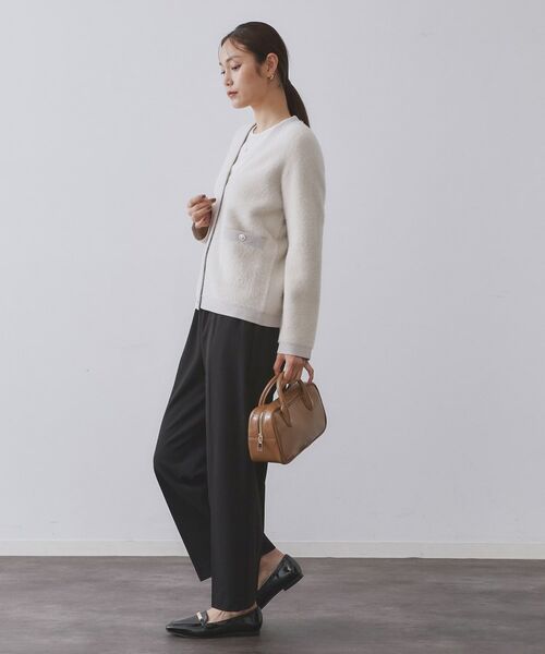 OPAQUE.CLIP / オペーク ドット クリップ カーディガン・ボレロ | フェザーヤーンカーディガン【洗濯機OK/抗ピル】 | 詳細28
