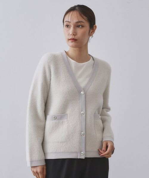 OPAQUE.CLIP / オペーク ドット クリップ カーディガン・ボレロ | フェザーヤーンカーディガン【洗濯機OK/抗ピル】 | 詳細30