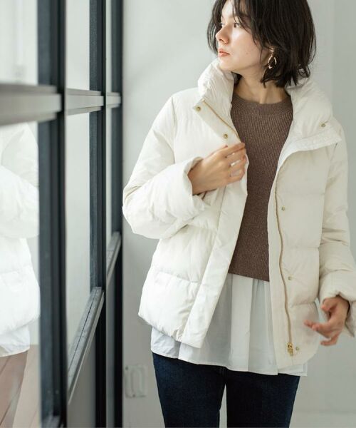 OPAQUE.CLIP / オペーク ドット クリップ ダウンジャケット・ベスト | 撥水ショートダウン【防風/抗菌防臭/洗濯機洗い可】《SS～LL》 | 詳細3