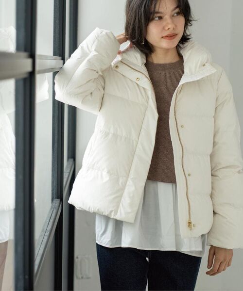 撥水ショートダウン【防風/抗菌防臭/洗濯機洗い可】《SS～LL