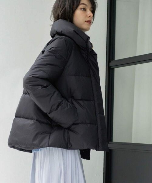 撥水ショートダウン【防風/抗菌防臭/洗濯機洗い可】《SS～LL
