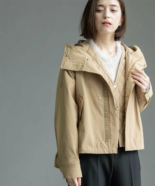 OPAQUE.CLIP / オペーク ドット クリップ パーカー | 《ツインセット》マウンテンパーカー×キルティングベストライナー【撥水/洗濯機OK】 | 詳細13