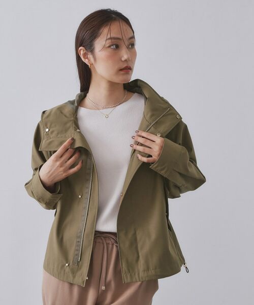 OPAQUE.CLIP / オペーク ドット クリップ パーカー | 《ツインセット》マウンテンパーカー×キルティングベストライナー【撥水/洗濯機OK】 | 詳細27