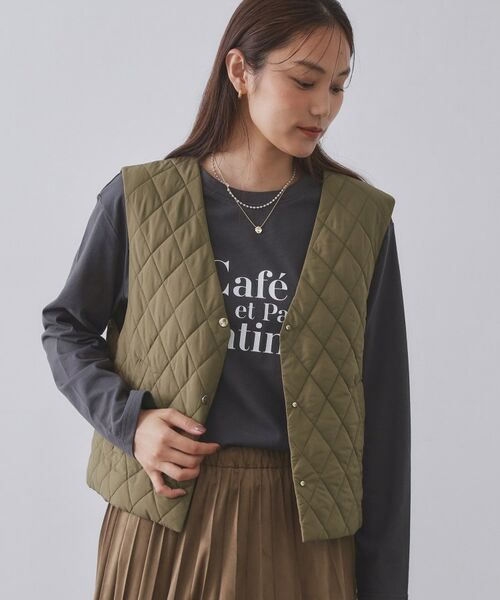 OPAQUE.CLIP / オペーク ドット クリップ パーカー | 《ツインセット》マウンテンパーカー×キルティングベストライナー【撥水/洗濯機OK】 | 詳細30