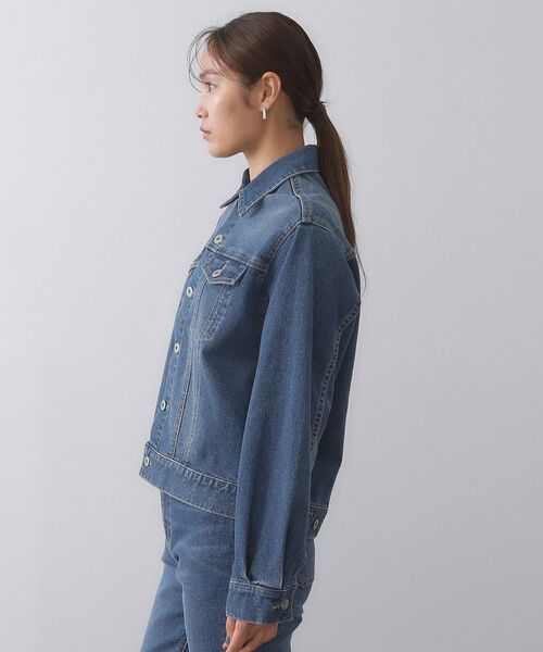 OPAQUE.CLIP / オペーク ドット クリップ Gジャン・デニムジャケット | ストレッチデニムジャケット/オーガニックコットン混【洗濯機洗い可】 | 詳細13